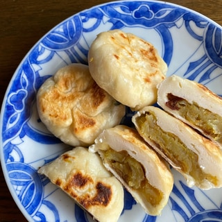 小麦粉と水だけ！簡単もっちり焼き芋おやき